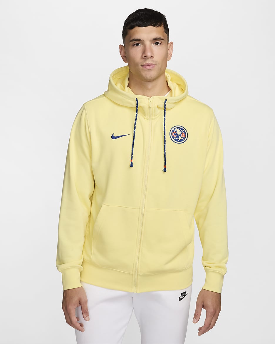 Club America Club Men s Nike Soccer Full Zip Hoodie. Nike